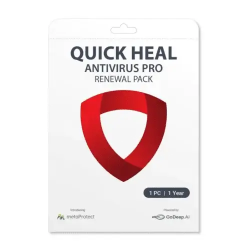 BAK-554591 (1) Renew Quick Heal Antivirus Pro 1 User – 1 Year
