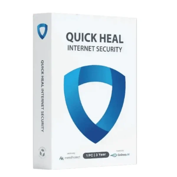 BAK-554603 (1) Quick Heal Internet Security 1 User – 3 years