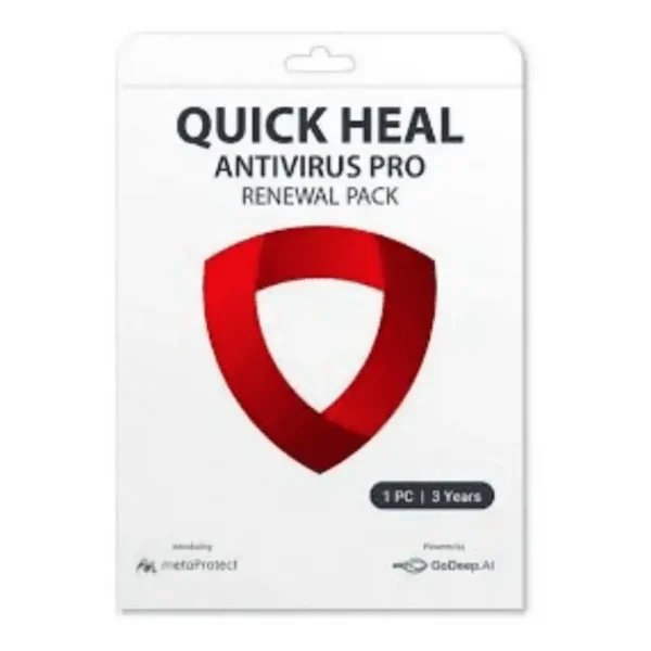 BAK-554611 (1) Renew Quick Heal Antivirus Pro 1 User – 3 Year
