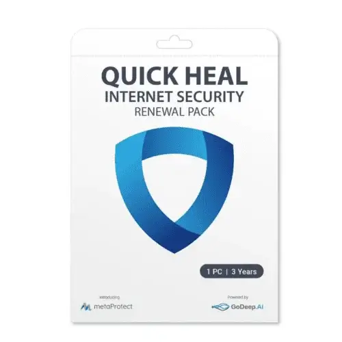BAK-554618 (1) Renew Quick Heal Internet Security 1 User – 3 Year