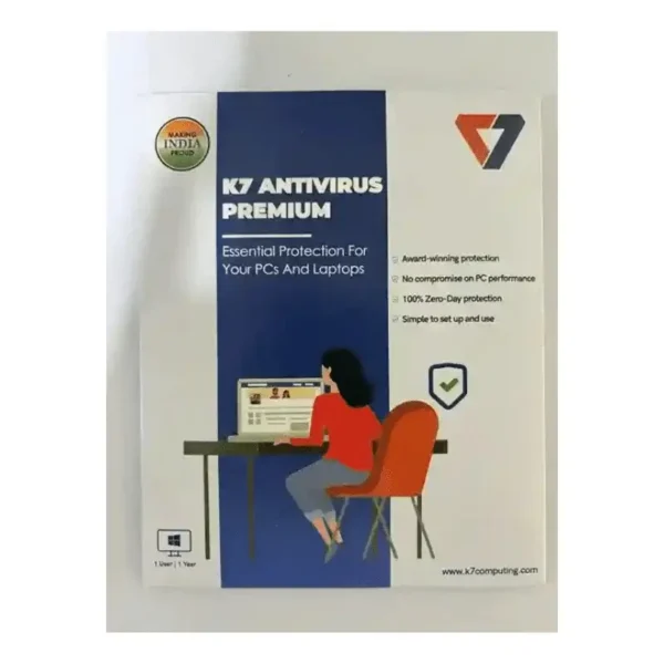 BAK-554643 (1) K7 Antivirus Premium 1 User 1 Year