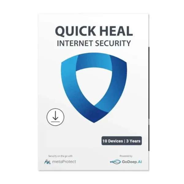 BAK-554669 (1) Renew Quick Heal Internet Security Premium 10 User 3 Year