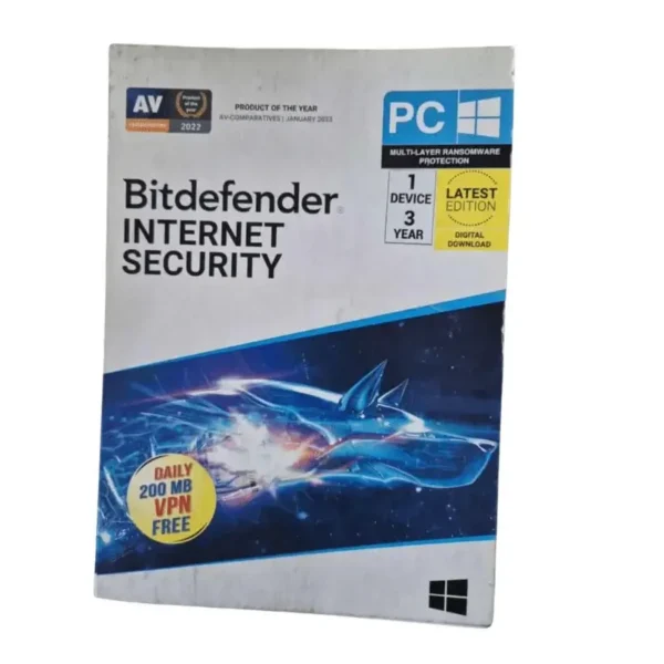 BAK-554699 (2) (1) Bitdefender Internet Security - 1 User 3 Year