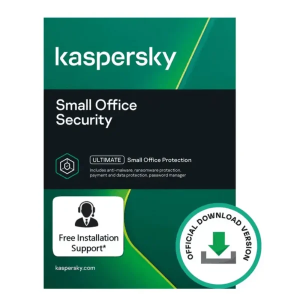 BAK-554629 (1) Kaspersky Small Office Security - 25 Users - 25 Mobile Devices - 3 Servers
